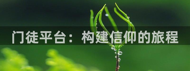 BB贝博艾弗森娱乐：门徒平台：构建信仰的旅程