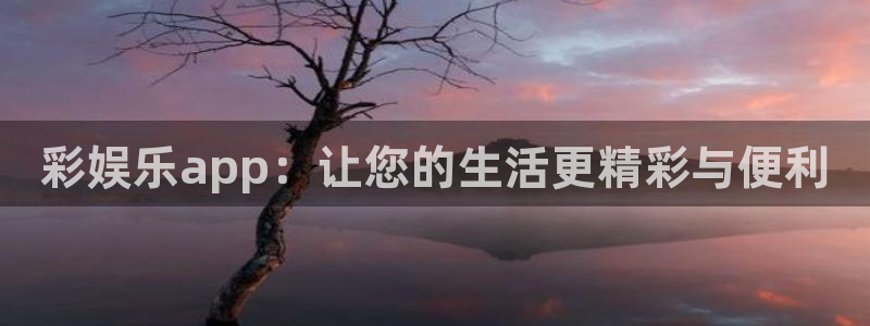 BB贝博艾弗森平台官网入口：彩娱乐app：让您的生活更精彩与便利
